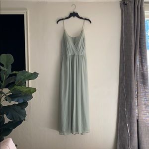 Weddington Way Sage Green Bridesmaid / Prom Dress